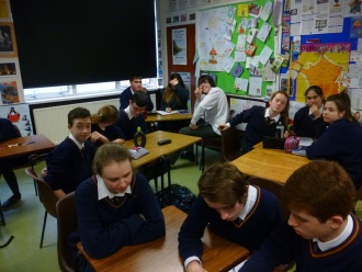 2nd versus 3rd Year Classics Quiz, 2015 Photo by: Ms. Donohoe
