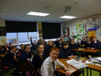 2nd versus 3rd Year Classics Quiz, 2015 Photo by: Ms. Donohoe
