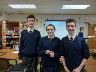 2nd versus 3rd Year Classics Quiz, 2015 Photo by: Ms. Donohoe

