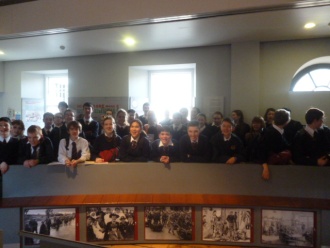 1st - 3rd Years visit Collins Barracks. Photo: Ms. Donohoe
