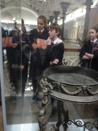 1st, 2nd and 3rd Year students at the National Museum of Ireland. Photo: Ms. Donohoe
