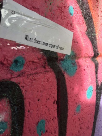 Maths Week 2016 around Stratford Photo: Ms O'Sullivan
