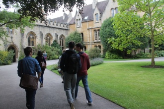 CYSI Visit to Oxford University, August 2015. Photo: Maeve Crossan 
