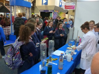 Stratford College students at the BT Young Scientist Exhibition, 2014 Photo: Ms. O'Kelly
