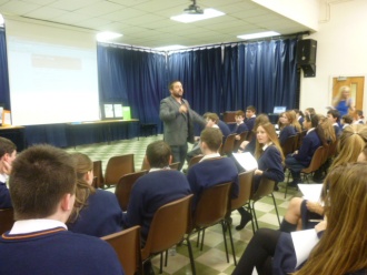 Poetry Slam! Photo: Ms. O'Kelly
