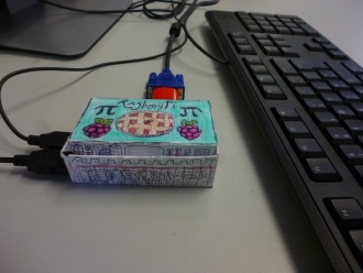 Raspberry Pi punnet - winning entry by 1st Years Photo: Ms. O'Kelly

