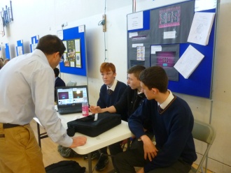 Stratford TY students compete in SciFest@Colleges competition in ITB Photo: Ms O'Kelly
