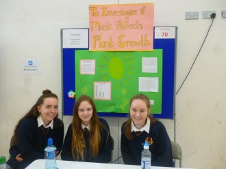 Stratford TY students compete in SciFest@Colleges competition in ITB Photo: Ms O'Kelly
