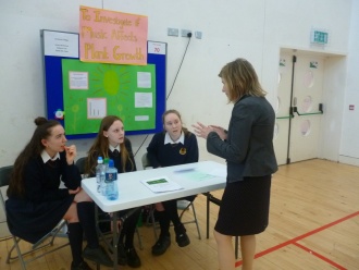 Stratford TY students compete in SciFest@Colleges competition in ITB Photo: Ms O'Kelly
