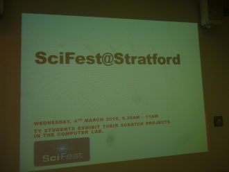 SciFest@Stratford Photo: Ms. O'Kelly
