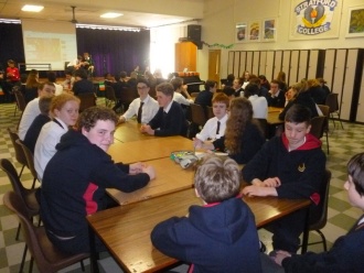 Seachtain na Gaeilge Quiz, 14th March 2016 Photo: Ms O'Kelly
