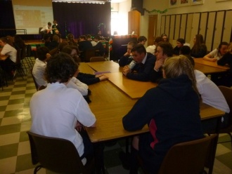 Seachtain na Gaeilge Quiz, 14th March 2016 Photo: Ms O'Kelly
