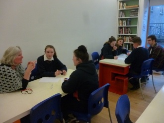 TY attend Fighting Words Workshop Photo: Ms O'Kelly
