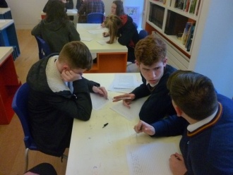 TY attend Fighting Words Workshop Photo: Ms O'Kelly
