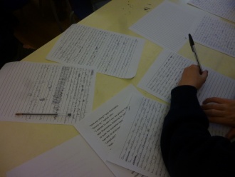 TY attend Fighting Words Workshop Photo: Ms O'Kelly
