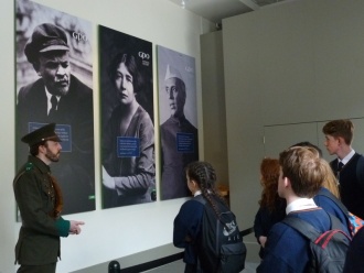 TY students at the GPO Witness History Exhibition Photo: Ms. O'Kelly
