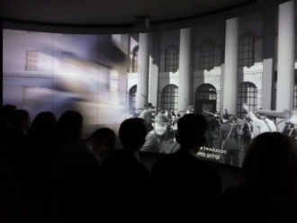 TY students at the GPO Witness History Exhibition Photo: Ms. O'Kelly
