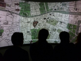 TY students at the GPO Witness History Exhibition Photo: Ms. O'Kelly

