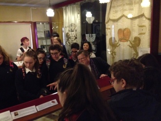 TY students visit the Jewish Museum in Dublin Photo: Ms. Donohoe
