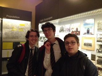 TY students visit the Jewish Museum in Dublin Photo: Ms. Donohoe
