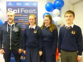 SciFest@Schools - Technology section. Winning groups 2017! Photo: Ms O'Kelly
