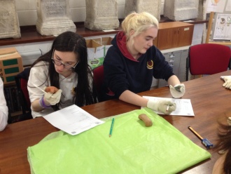 TY students in the UCD Classics Museum Photo: Ms. Donohoe
