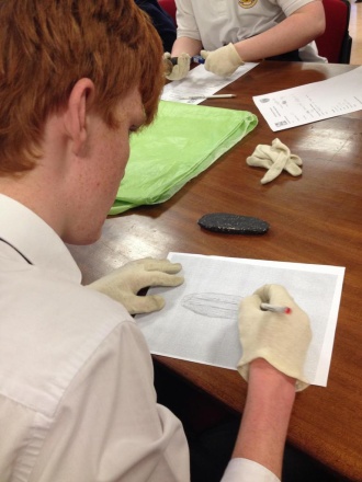 TY students in the UCD Classics Museum Photo: Ms. Donohoe
