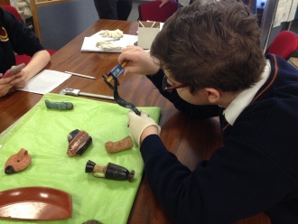 TY students in the UCD Classics Museum Photo: Ms. Donohoe

