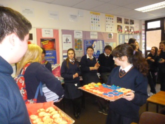 TY Cake Sale, 13th February 2014 Photo: Ms. O'Kelly
