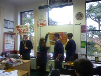 The Battle of Thermopylae. Photo: Ms. Donohoe
