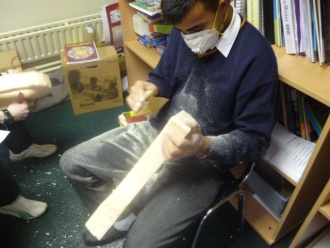 TY students working on Spartan projects. Photo: Ms. Donohoe
