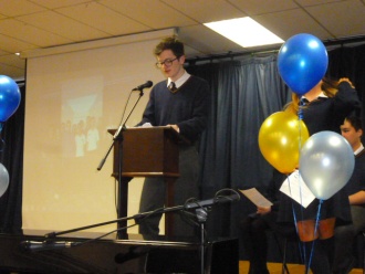 TY Graduation and Sports Assembly 2014. Photo by: Ms. O'Kelly 
