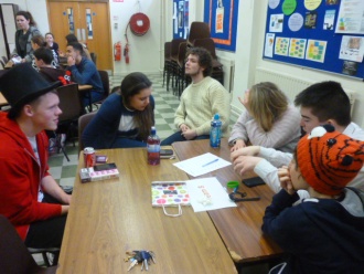 LCVP Table Quiz 2013 and DSCPA Dress-up Day. Photo: Ms. O'Kelly 
