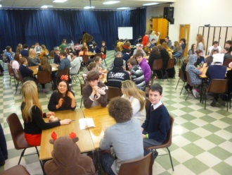LCVP Table Quiz 2013 and DSCPA Dress-up Day. Photo: Ms. O'Kelly 
