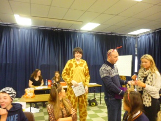 LCVP Table Quiz 2013 and DSCPA Dress-up Day. Photo: Ms. Ivers 
