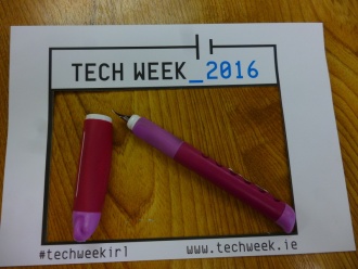 Tech Week 2016 poster ... one of a series Photo: Ms. O'Kelly
