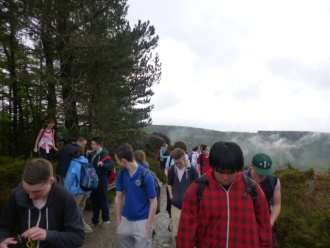 School Walk along part of the Wicklow Way. Photo: Ruth Somers 
