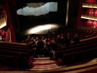 1st Year English students go see 'War Horse' Photo by: Ms. S. O'Sullivan
