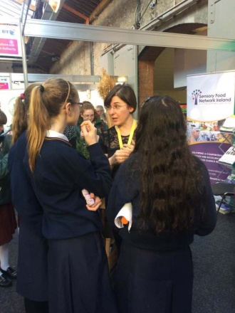 Stratford College students at the BT Young Scientist Exhibition, 2014 Photo: Ms. O'Sullivan
