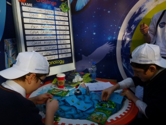 Stratford College students at the BT Young Scientist Exhibition, 2014 Photo: Ms. O'Kelly
