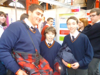 Students at the BT Young Scientist Exhibition 2014 Photo: Ms. O'Kelly
