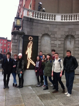 6th Year Art Students at the Hugh Lane Gallery Photo: Ms. Mahon
