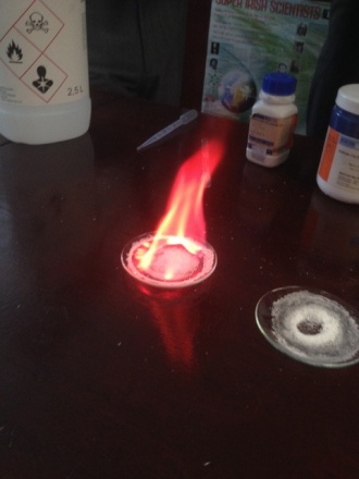 Strontium Chloride Photo by: Carmel Grey
