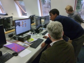 Scifest@Stratford: TY Scratch Programming projects Photo: Ms. O'Kelly
