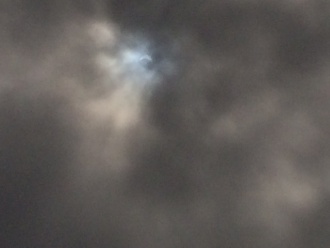 The Solar Eclipse from Stratford College Photo: Ms. McCarthy
