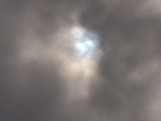 The Solar Eclipse from Stratford College Photo: Ms. McCarthy
