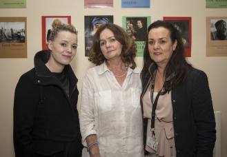 TY students exhibit their Art at Cathal Brugha Barracks to celebrate International Women's Day, 2017 Photo: Defence Forces Photographer
