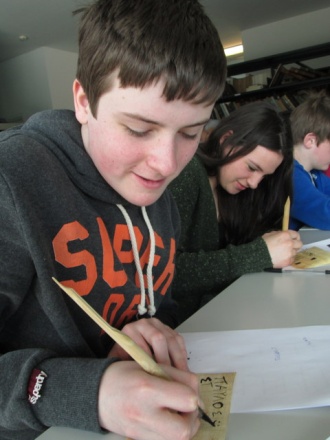 Classical Studies workshop, TCD Photo: Ms. Donohoe
