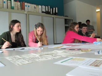 Classical Studies workshop, TCD Photo: Ms. Donohoe

