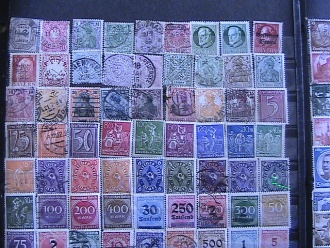 German stamps dating from the 1930s Photo: Ms. O'Kelly
